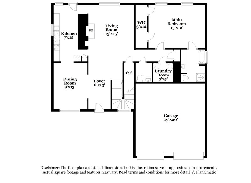 1,920/Mo, 6427 Alford Cir Lithonia, GA 30058 Floor Plan View