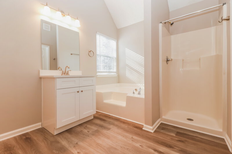 2,260/Mo, 7210 Mahogany Dr Fairburn, GA 30213 Main Bathroom View