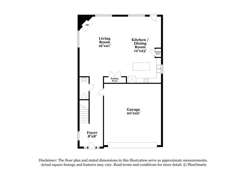 2,290/Mo, 2521 Cornerstone Blvd Hampton, GA 30228 Floor Plan View