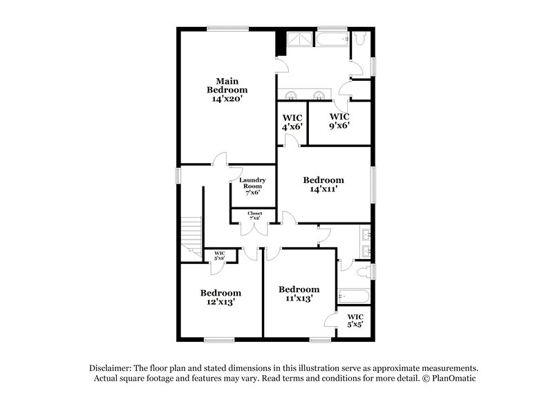 2,290/Mo, 2521 Cornerstone Blvd Hampton, GA 30228 Floor Plan View 2