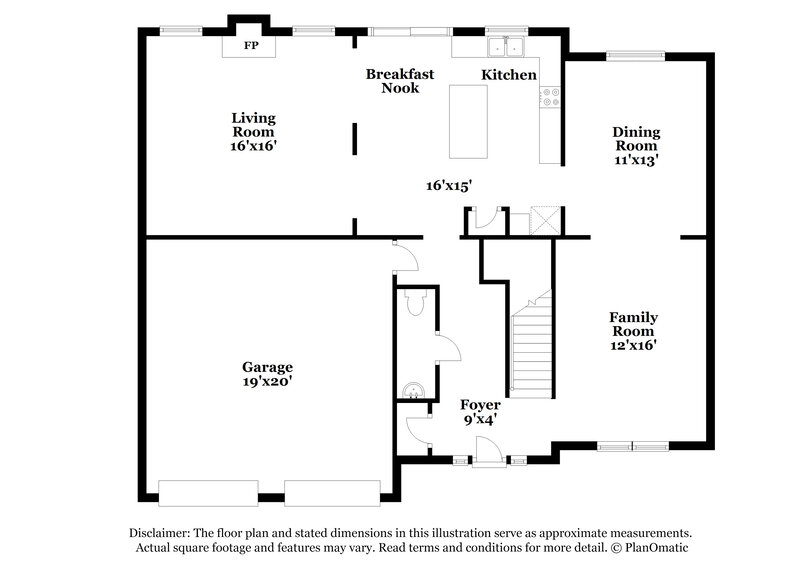 2,645/Mo, 428 Holland Springs Dr Powder Springs, GA 30127 Floor Plan View