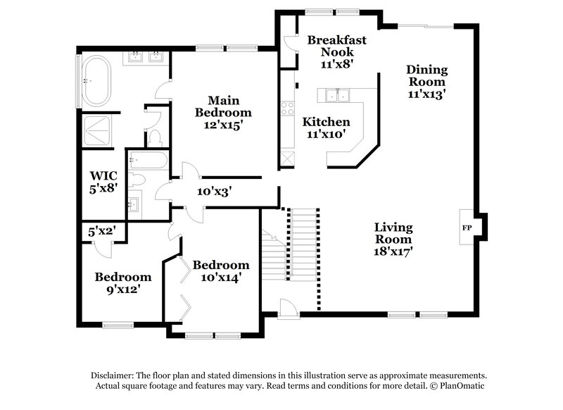 3,230/Mo, 2374 Alden Woods Jonesboro, GA 30236 Floor Plan View 2