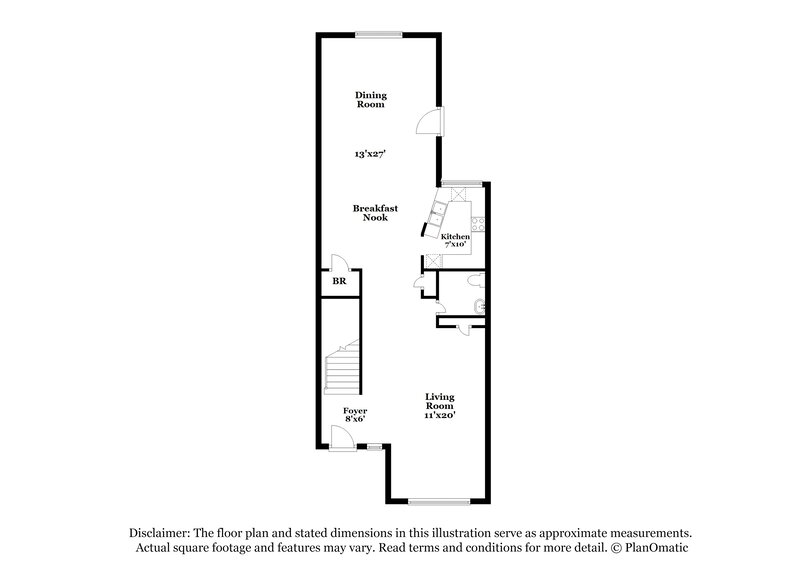 2,380/Mo, 206 Odyssey Turn Conyers, GA 30012 Floorplan View