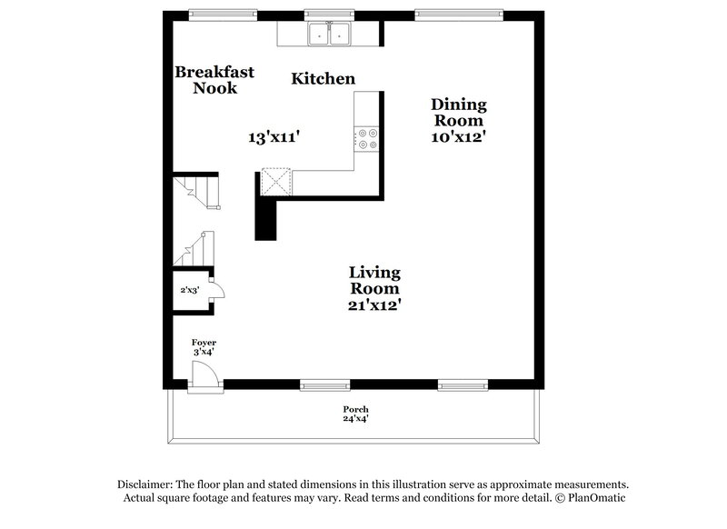 1,895/Mo, 1443 Devon Mill Way Austell, GA 30168 Floorplan View