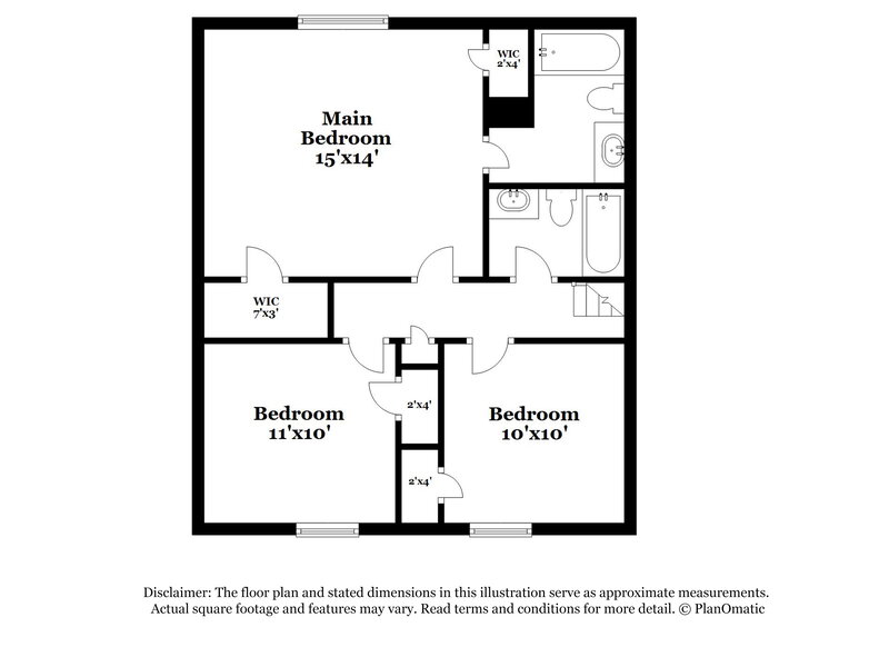 1,895/Mo, 1443 Devon Mill Way Austell, GA 30168 Floorplan View 2