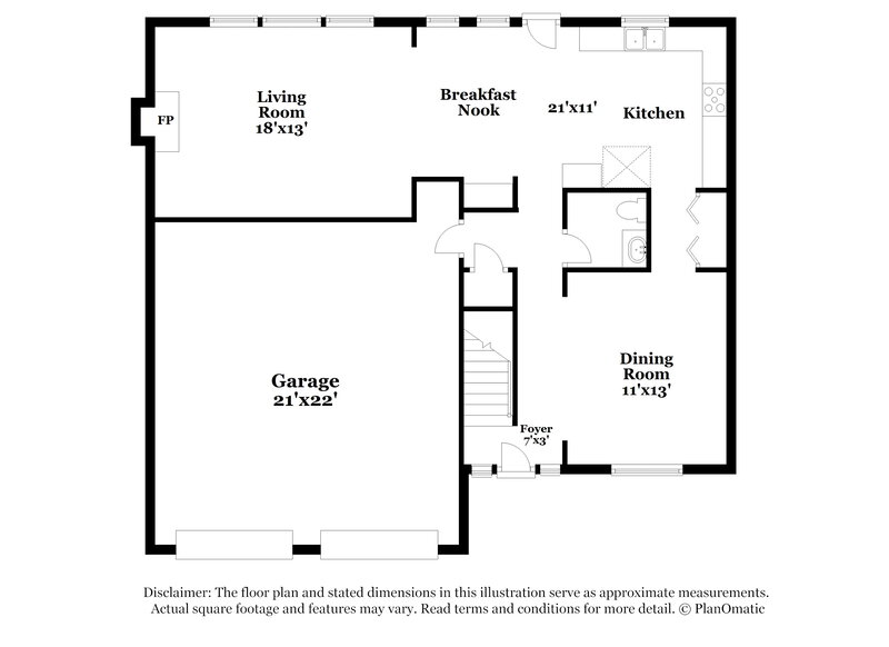 2,310/Mo, 195 Ridge Pointe Dr Covington, GA 30016 Floor Plan View