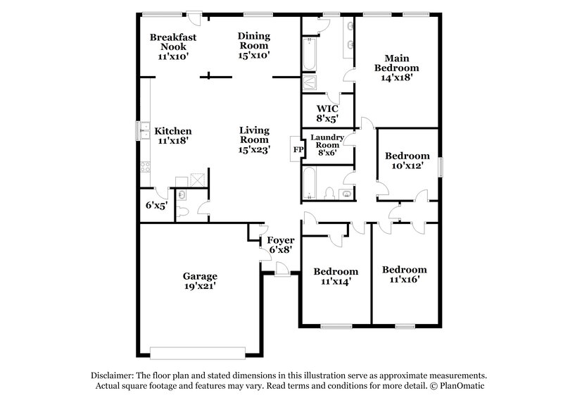 3,290/Mo, 28 Heartland Cir Winder, GA 30680 Floor Plan View