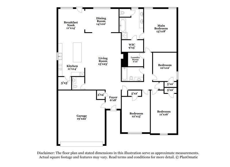 2,140/Mo, 40 Heartland Cir Winder, GA 30680 Floor Plan View