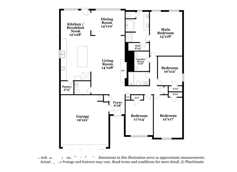 2,215/Mo, 16 Heartland Cir Winder, GA 30680 Floor Plan View