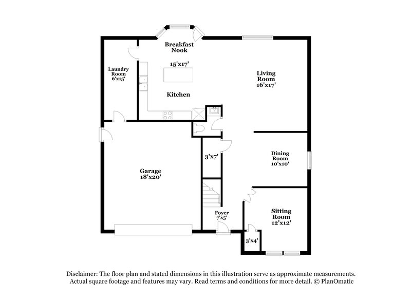 2,385/Mo, 304 Westminster Dr Canton, GA 30114 Floorplan View
