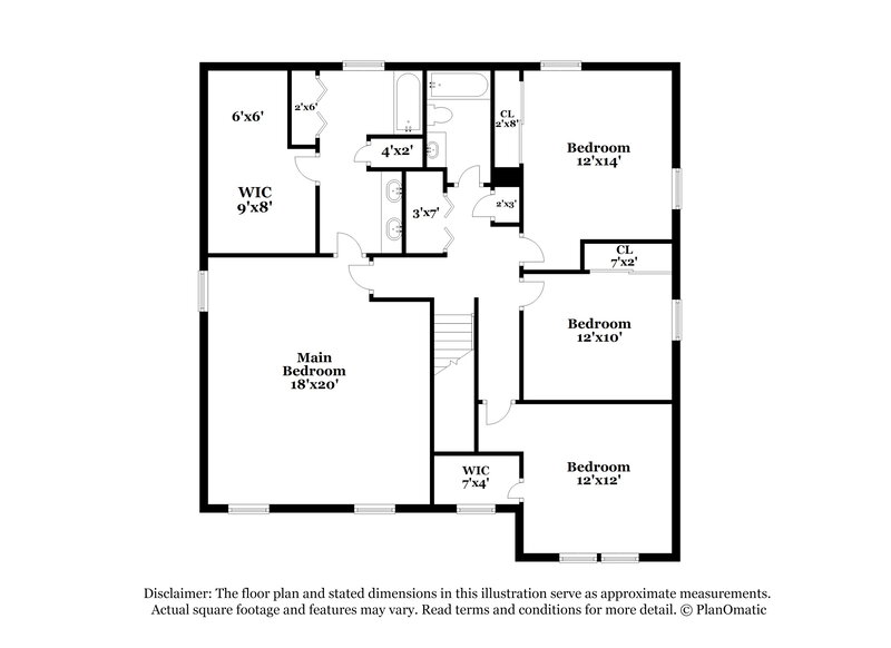 2,385/Mo, 304 Westminster Dr Canton, GA 30114 Floorplan View 2