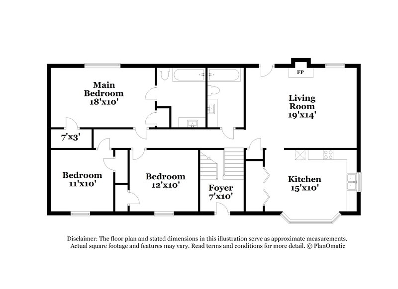 2,040/Mo, 3230 Revere Cir Snellville, GA 30039 Floor Plan View 2