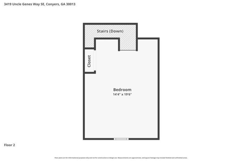 2,370/Mo, 3419 Uncle Genes Way SE Conyers, GA 30013 Floorplan View 2