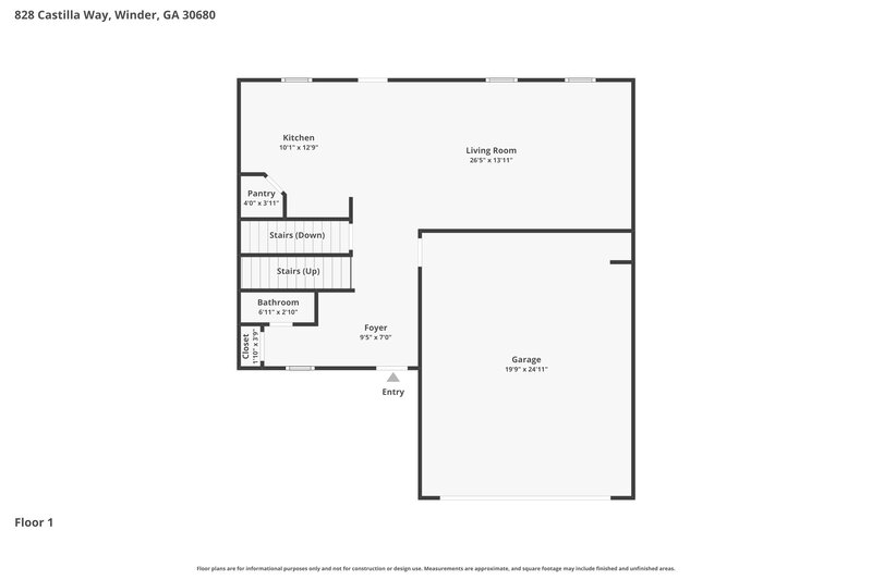 2,080/Mo, 828 Castilla Way Winder, GA 30680 Floor Plan View 2