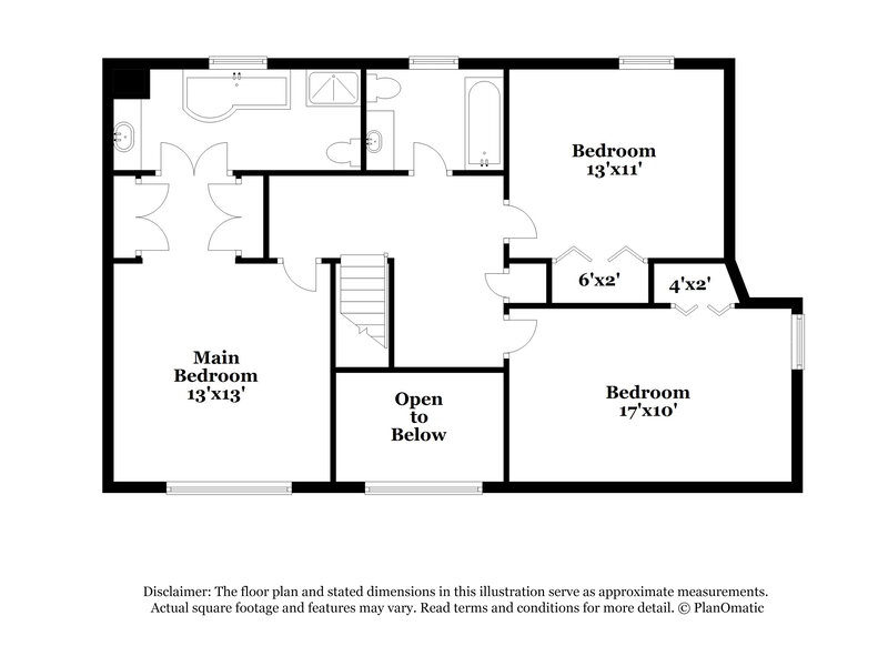 2,810/Mo, 3811 Eden Glen Dr SE Conyers, GA 30013 Floor Plan View 2