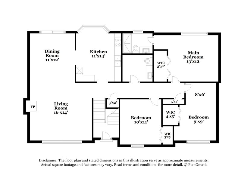 1,870/Mo, 1316 Candlelite Ln Snellville, GA 30078 Floorplan View