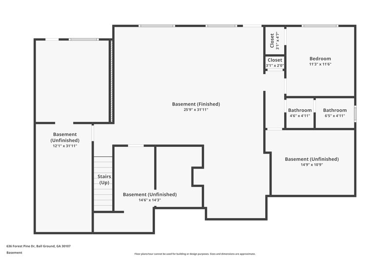 2,960/Mo, 636 Forest Pine Dr Ball Ground, GA 30107 Floor Plan View 2