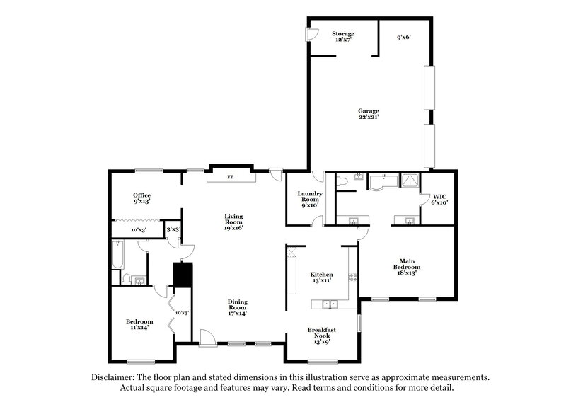2,315/Mo, 14 Sleepy Hollow Ct Stockbridge, GA 30281 Floor Plan View