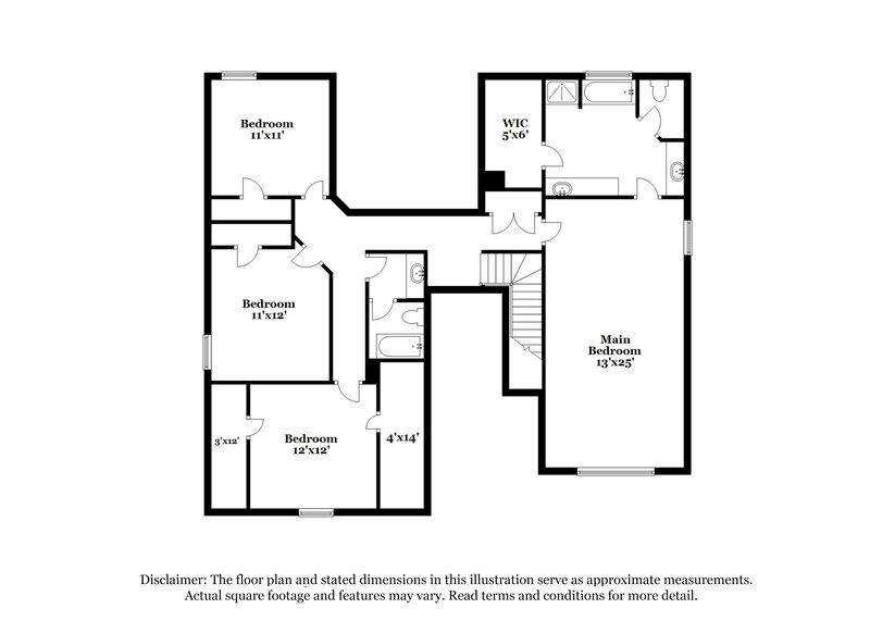 2,830/Mo, 2981 Courtland Oaks Trl SW Marietta, GA 30060 Floor Plan View 2