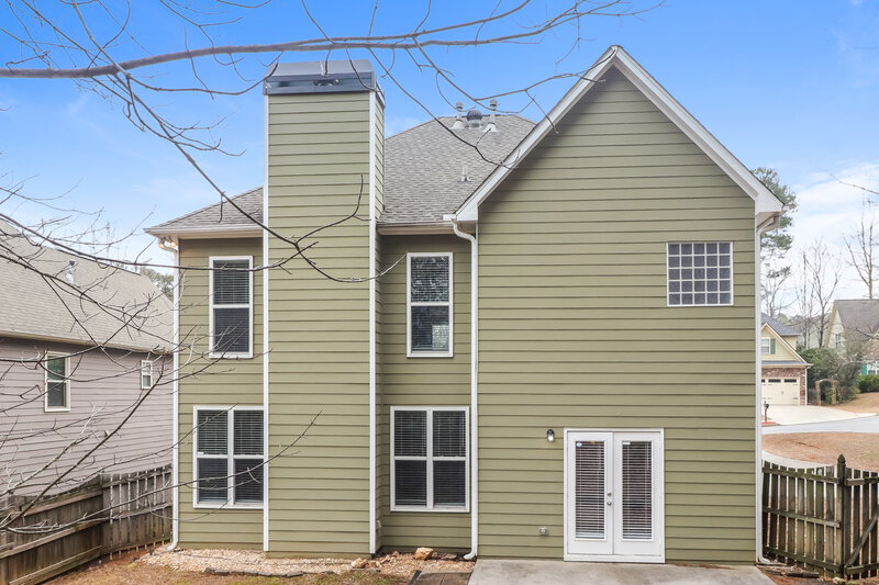 2,470/Mo, 4459 Hamby Pond Pl NW Acworth, GA 30102 Rear View