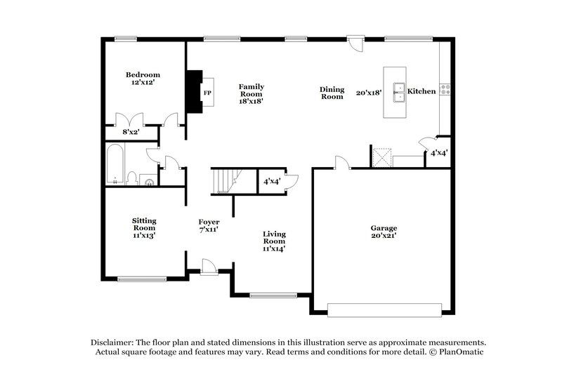 3,610/Mo, 4640 Settlers Grove Rd Cumming, GA 30028 Floor Plan View