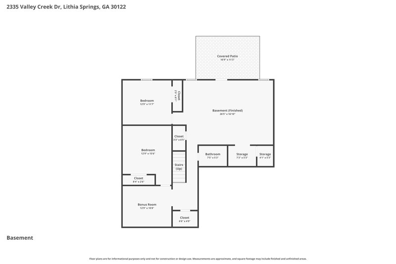 2,710/Mo, 2335 Valley Creek Dr Lithia Springs, GA 30122 Floorplan View 3
