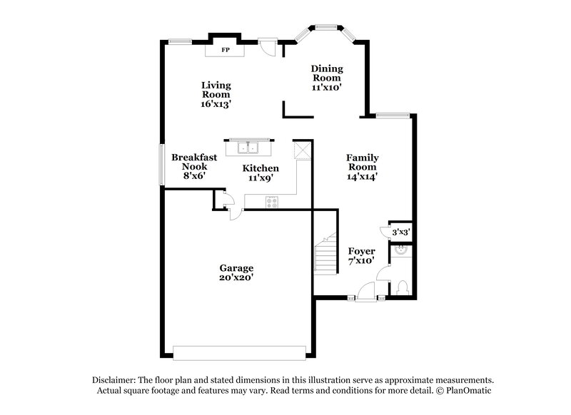 2,250/Mo, 2384 Stancrest Ln Lawrenceville, GA 30044 Floor Plan View