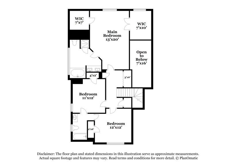 2,250/Mo, 2384 Stancrest Ln Lawrenceville, GA 30044 Floor Plan View 2