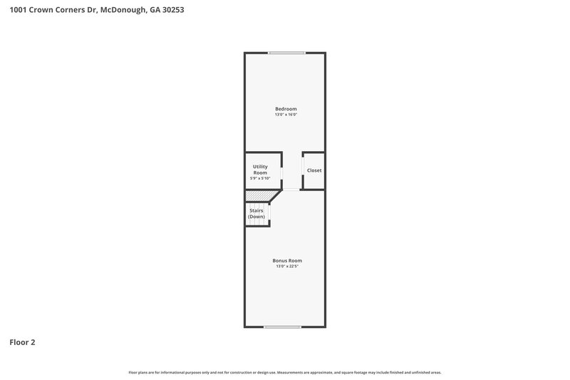 2,560/Mo, 1001 Crown Corners Dr McDonough, GA 30253 Floor Plan View 2