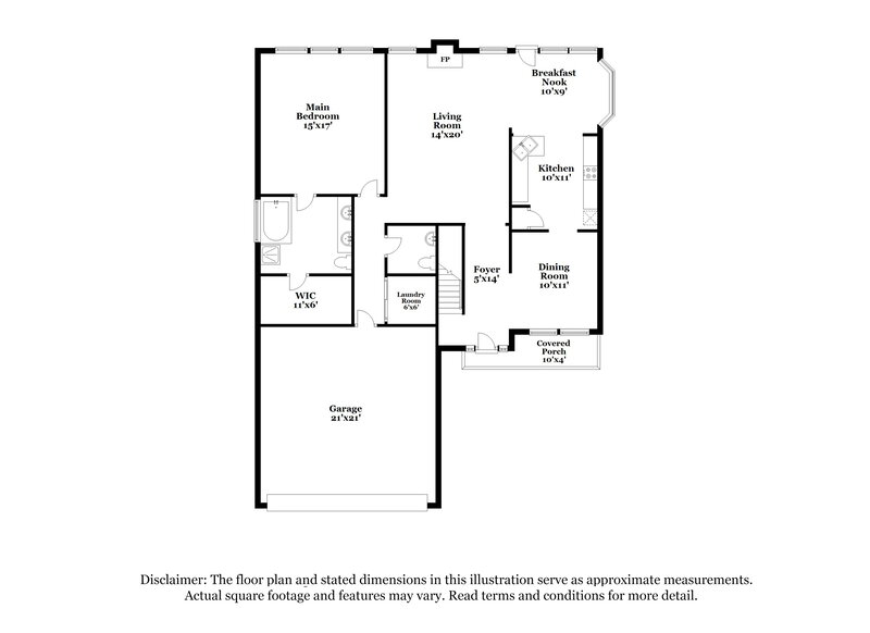3,480/Mo, 5909 Rutland Pass Powder Springs, GA 30127 Floor Plan View