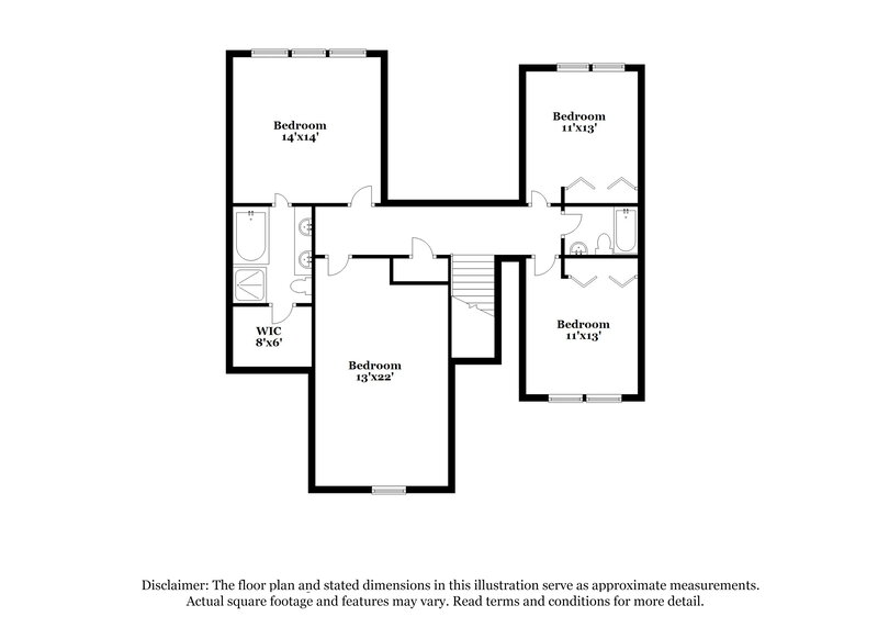 3,480/Mo, 5909 Rutland Pass Powder Springs, GA 30127 Floor Plan View 2