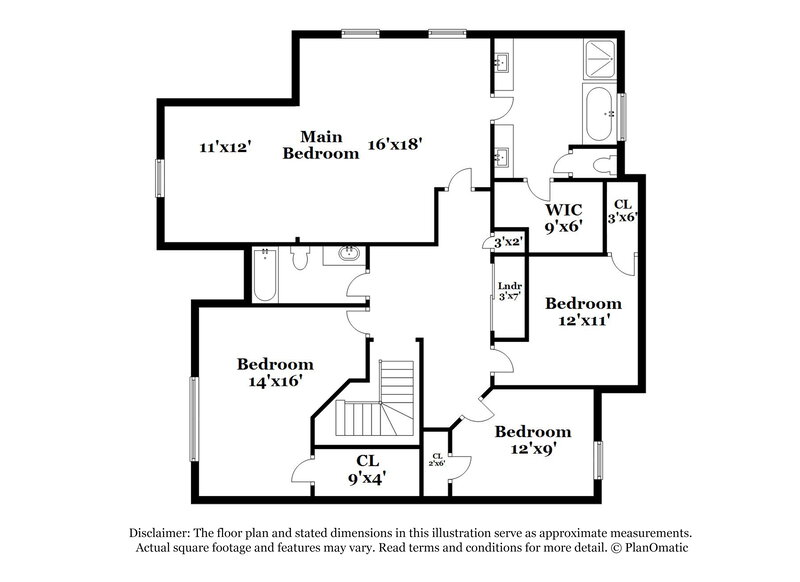 2,200/Mo, 137 Sweetspring Way Lawrenceville, GA 30045 Floor Plan View 2