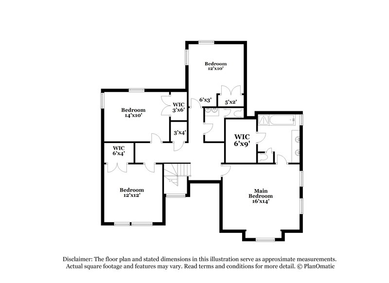 2,740/Mo, 3783 Ping Ct NW Acworth, GA 30101 Floor Plan View 2