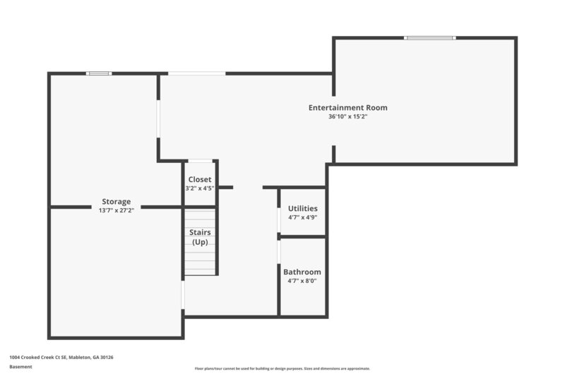 2,785/Mo, 1004 Crooked Creek Ct SE Mableton, GA 30126 Floorplan View 3