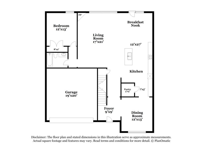 2,785/Mo, 55 Anna Marie Ct Dallas, GA 30132 Floor Plan View