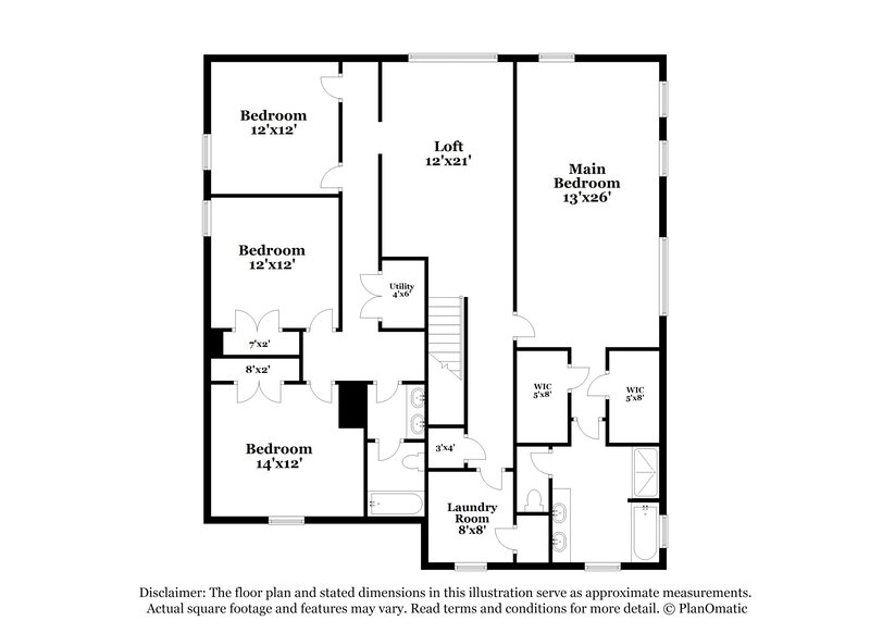 2,785/Mo, 55 Anna Marie Ct Dallas, GA 30132 Floor Plan View 2