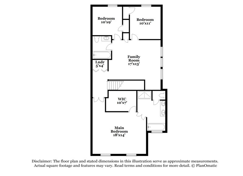 2,105/Mo, 7528 Stone Creek Path Lithonia, GA 30038 Floorplan View 2