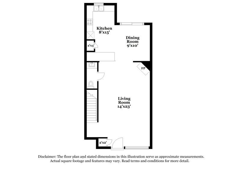 1,725/Mo, 871 Crestwell Cir SW Atlanta, GA 30331 Floor Plan View