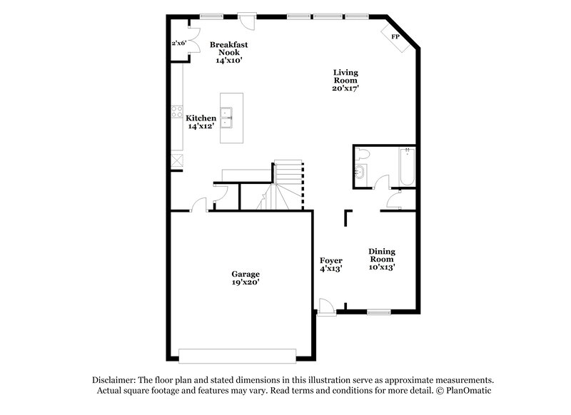 2,275/Mo, 190 Emerson Trl Covington, GA 30016 Floor Plan View
