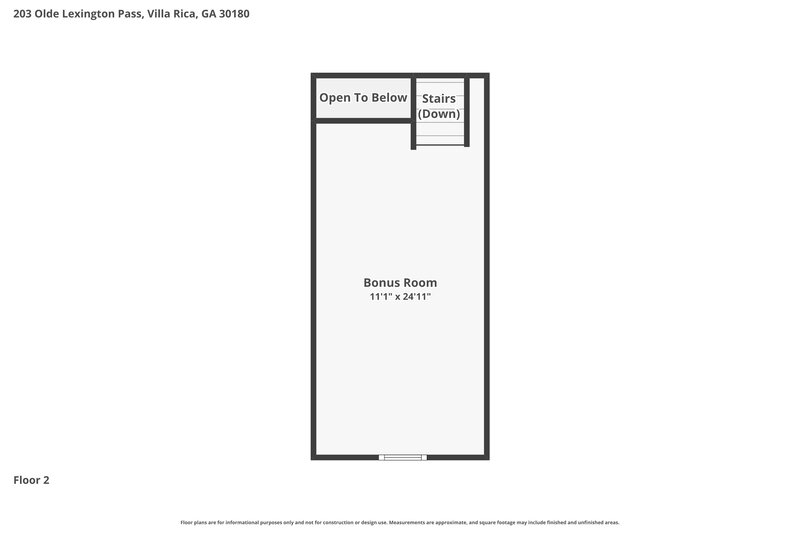 0/Mo, 203 Olde Lexington Pass Villa Rica, GA 30180 Floor Plan View 2