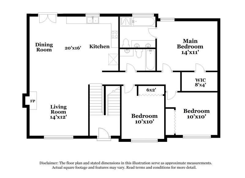 2,320/Mo, 3614 Griffin Ln Flowery Branch, GA 30542 Floorplan View 2