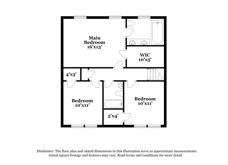 2,320/Mo, 1738 Pierce Arrow Pkwy Tucker, GA 30084 Floorplan View 2