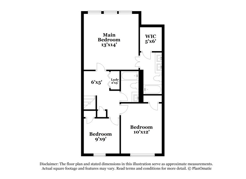 1,790/Mo, 2830 Deerwood Ln SW Atlanta, GA 30331 Floor Plan View 2