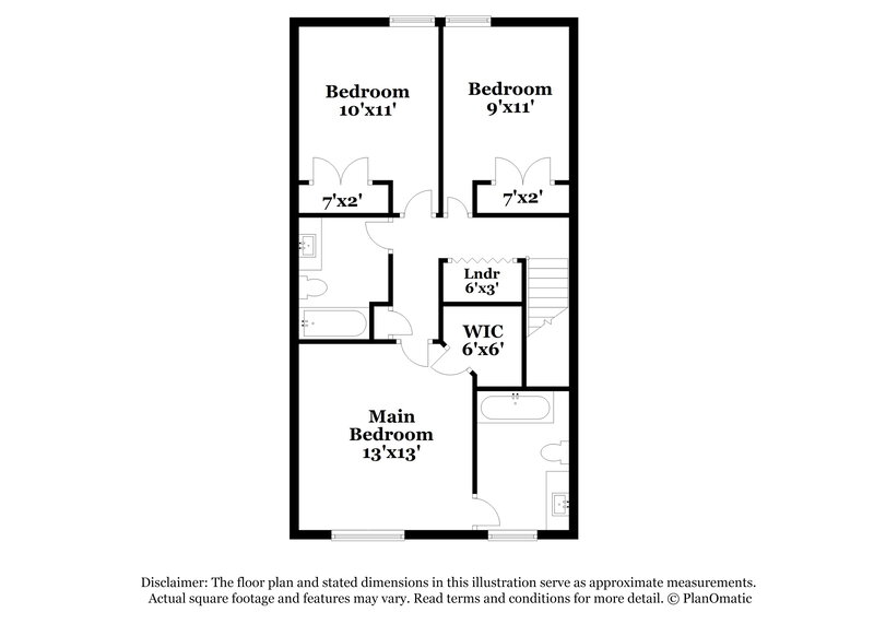 1,870/Mo, 4115 Stone Trace Dr East Point, GA 30344 Floor Plan View