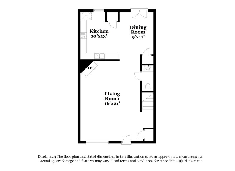 1,870/Mo, 4115 Stone Trace Dr East Point, GA 30344 Floor Plan View 2