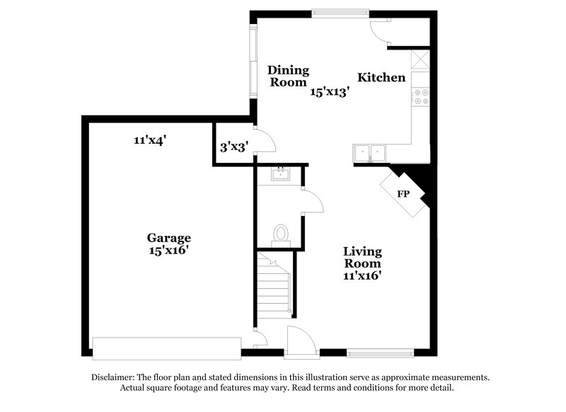 1,700/Mo, 348 Coral Cir McDonough, GA 30253 Floorplan View