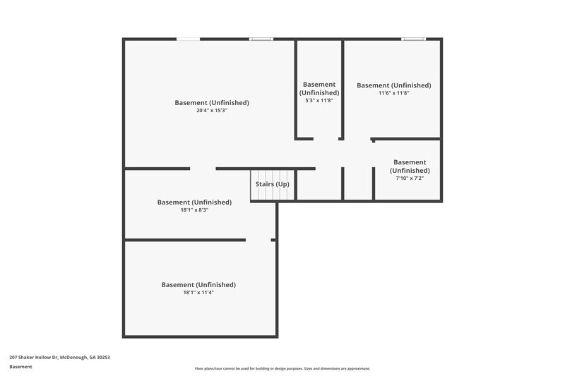 3,260/Mo, 207 Shaker Hollow Dr McDonough, GA 30253 Floorplan View 3