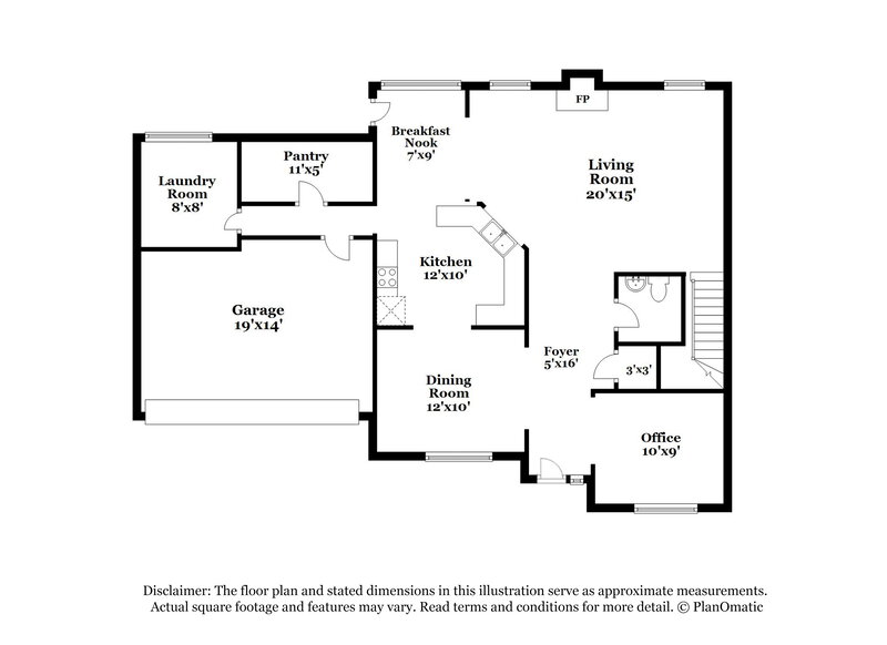 2,875/Mo, 6176 Mulberry Park Dr Braselton, GA 30517 Floor Plan View