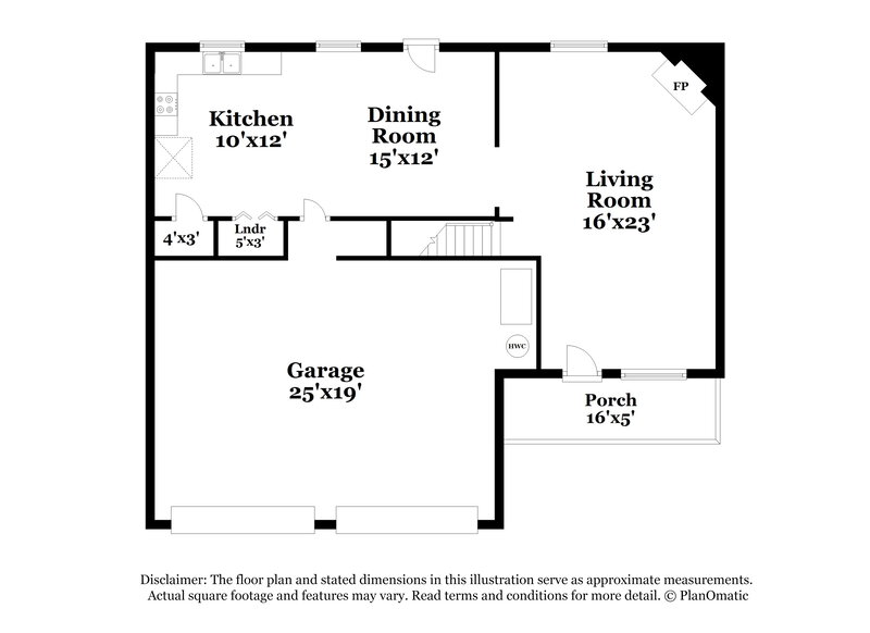 1,775/Mo, 812 Overlook Trl Canton, GA 30115 Floor Plan View