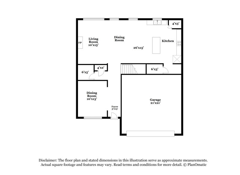 2,415/Mo, 6639 Sky Leaf Ln Fairburn, GA 30213 Floor Plan View